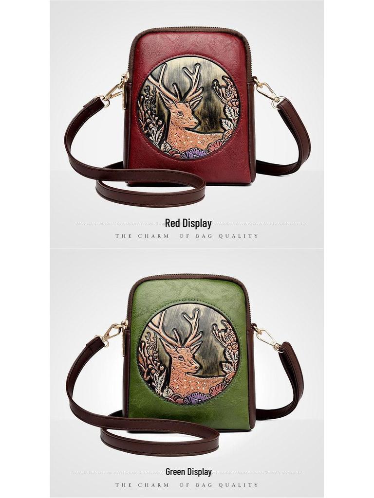 2025 Retro Ethnic Style Ladies' Small Crossbody Bag