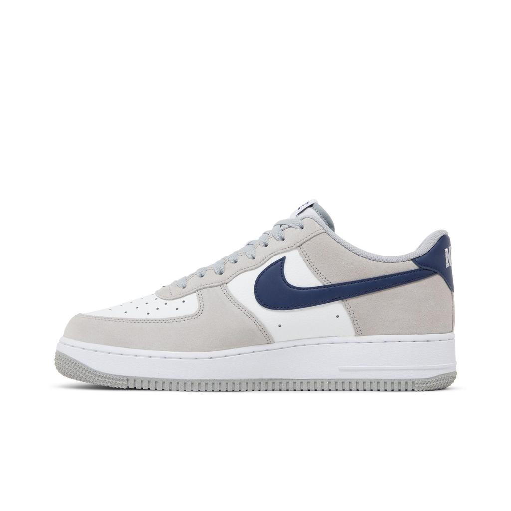 Nike Air Force 1 '07 'Georgetown' (Unisex) Light Smoke Grey / Summit White / White / Midnight Navy Skateboard Shoes FD9748 001