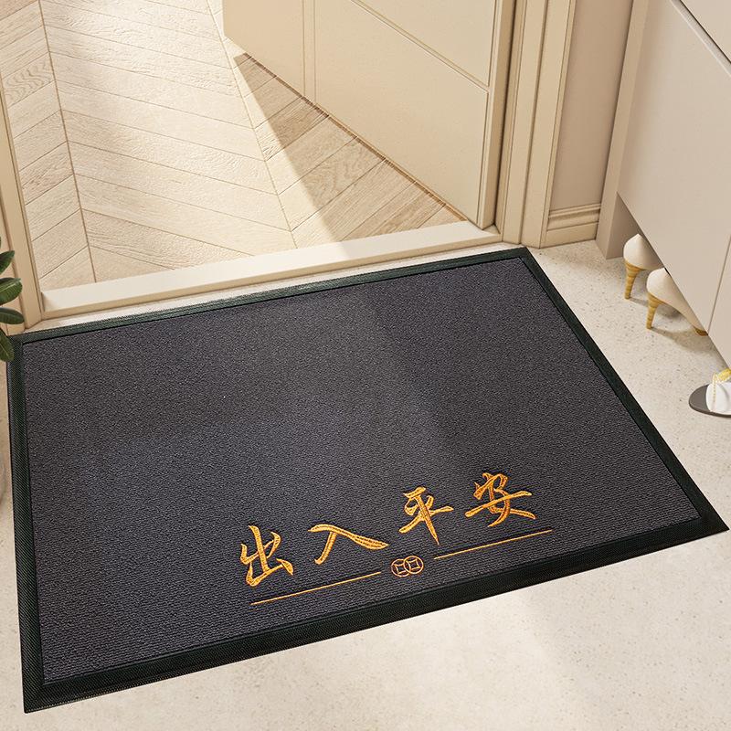 

Современный простой входной дверной пылеудаляющий нескользящий коврик резиновый китайский бытовой износостойкий простой ковер 60*90cm
