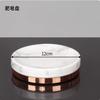 Black Marble Texture Ceramic Bathroom Supplies / Bathroom Accessories with Dispenser Toothbrush Holder Soap Dispenser Tray