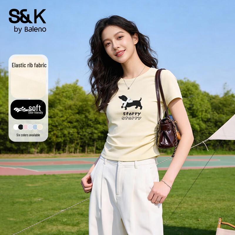 Baleno S&K Dachshund Print T-Shirt XL