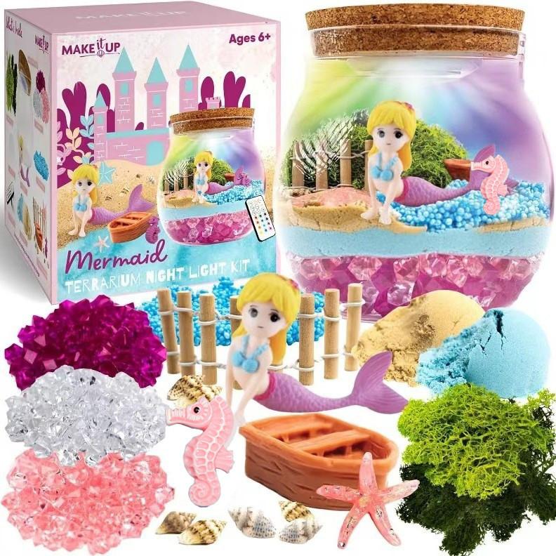 Unicorn Diy Light Container With Led Nightlight For Kid Room Decor And Educational Fun