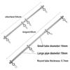 BDSM Bondage Set Stainless Steel Adjustable Telescopic Sex Slave Handcuffs Ankle Cuffs Fetish Restraints Sex Toys for