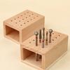 18 Holes Nail Grind Head Organizer Nail Tool Storage Box  Manicure Tool Storage