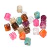 10 Stück 11,5x12mm Zylindrische Perlen Acryl Imitation Stein Lose Abstandshalterperlen für DIY Armband Halskette Schmuckherstellung Zubehör