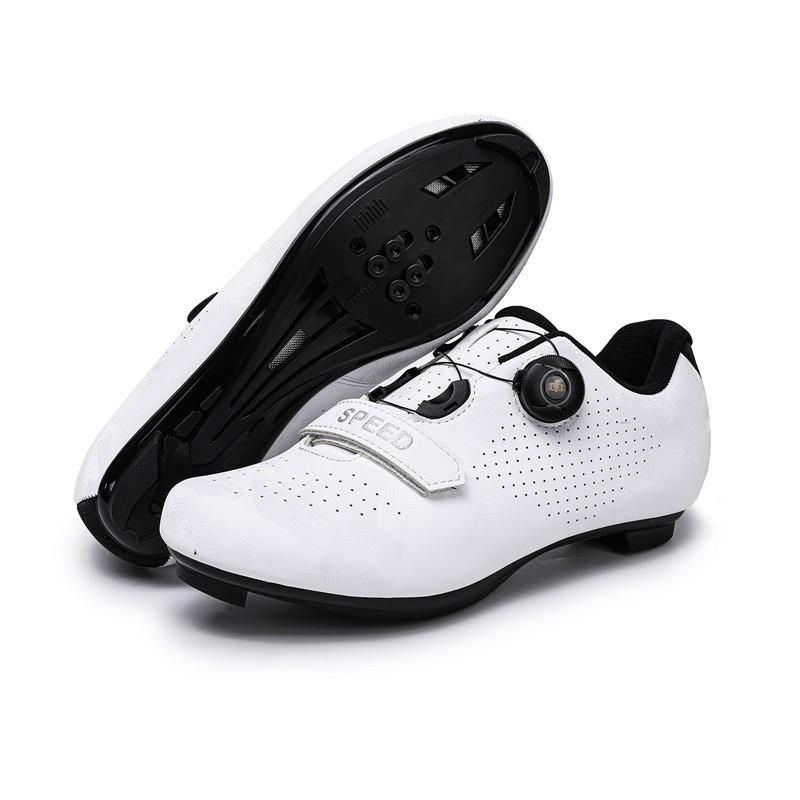 Unisex Cycling Shoes Road Mountain Bike Indoor Trainer Hard Sole Locking Clip-in Pedal Compatible