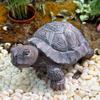 Resin Tortoise Statue Outdoor Garden Courtyard Decoration Cute Sea Turtle Model Figurine Animals Sculpture Home Farm Ornaments