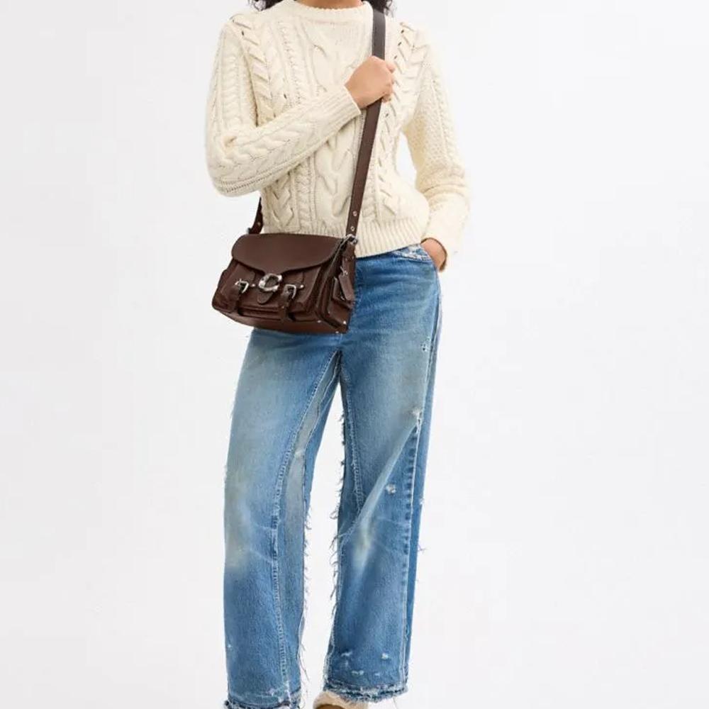 Coach Cargo Soft Tabby 26 Classic Lock Closure Hardware Leather Handbag Women Handbags Maple-Leaf CT721-LHMPL