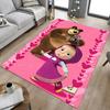 Bear Girl Adventure Carpet For Playroom Bedroom Living Room Sofa Home Decorkids Game Area Rug Nonslip Floor Mat