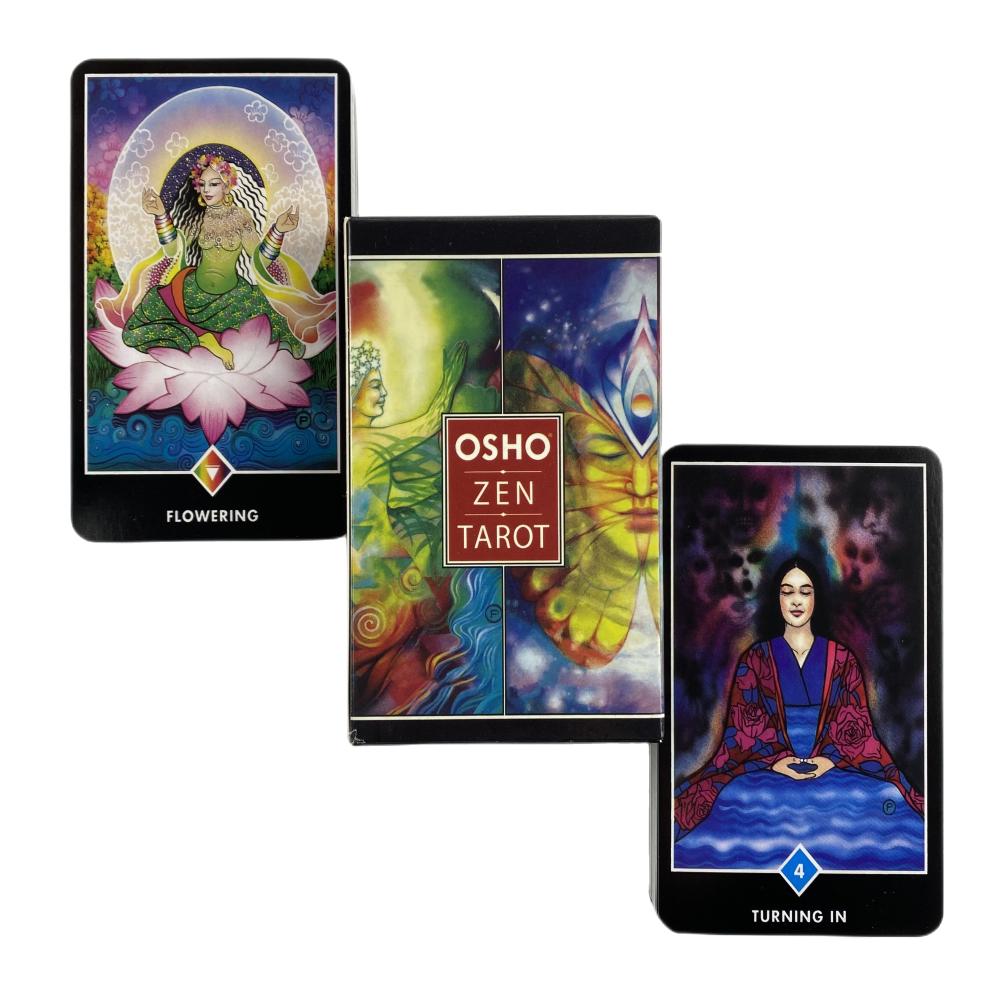 Osho Zen Tarot Cards 79 Deck Oracle English Visions Divination Edition Borad Playing Games