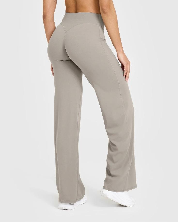 Women's Mid-Waist Super Soft Straight-Leg Yoga Pants