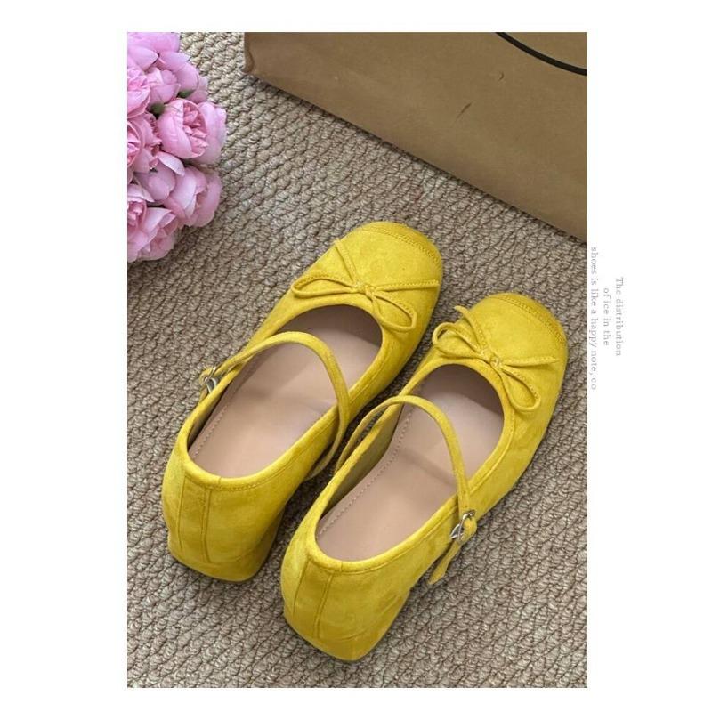 2025New Spring Butterfly-knot Women Ballet Shoes Fashion Outdoor Dress Shoes Female Street Style Soft Sole Flats Shoes