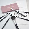7-teiliges tragbares Make-up-Pinselset: Rougepinsel, Lidschattenpinsel, Lippenpinsel, Wimpernpinsel, Augenbrauenpinsel