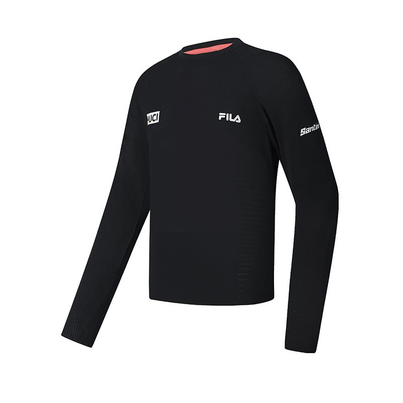 New FILA x UCI CYCLING T Shirt Men's Pitch Black A11M518401F-BK