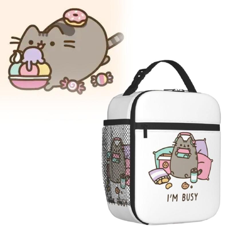 Pusheen Childrens Lunch Bag With Full Print For Kids School Picnic Use