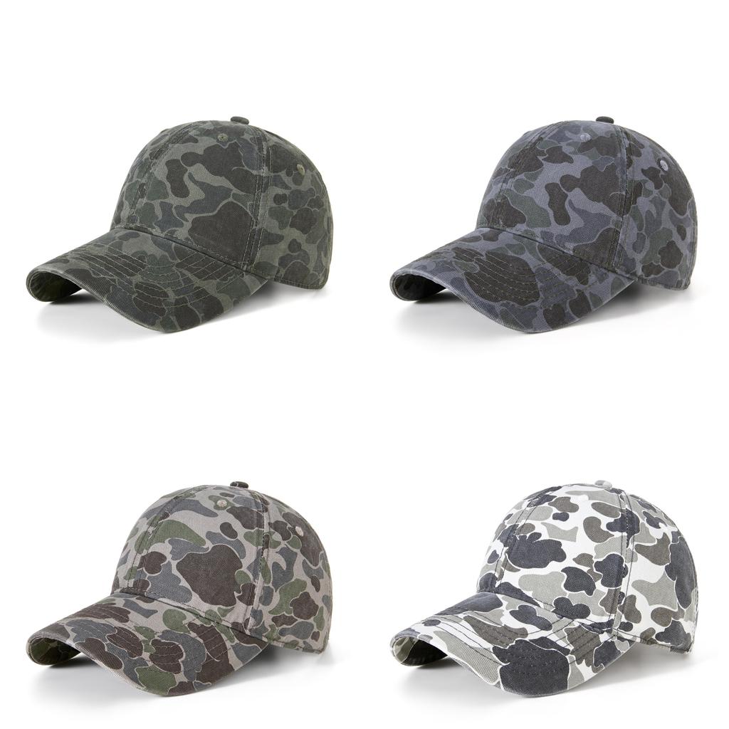 Camouflage Baseball Cap For Outdoor Sun Protection With Breathable Cotton For Men And Women