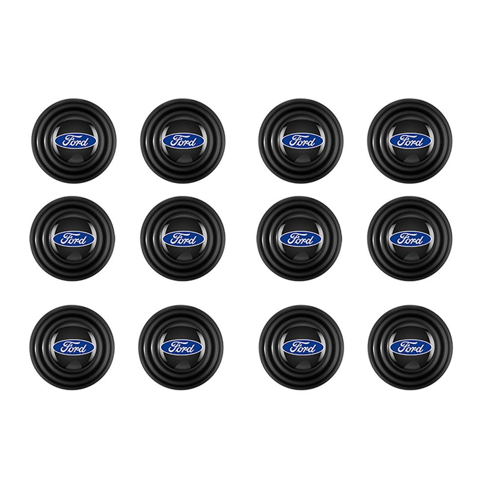 BBBR3 4/8/12pcs Car Door Hood Trunk Shock Absorber Cushion Pad Center Cover For Ford 2 Focus Ranger Mustang Fiesta Kuga Escape Mondeo