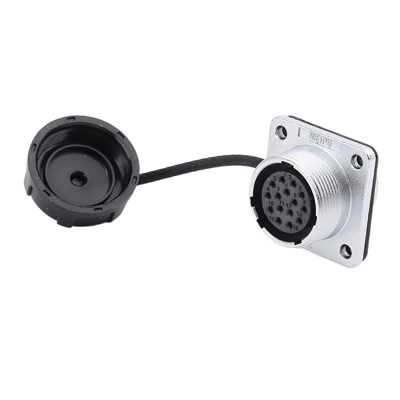 WEIPU WS20 TQ+Z 2 3 4 5 6 7 8 9 12 15Pin Industrial Waterproof Connector AC DC Power Soldering Terminal Wire Electric Connectors