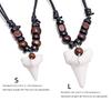 1PC Hawaii Surfer Jewelry Handmade Imitation Shark Teeth Pendant New Zealand Maori Tribal Bone Choker WoMen's Men's Necklace