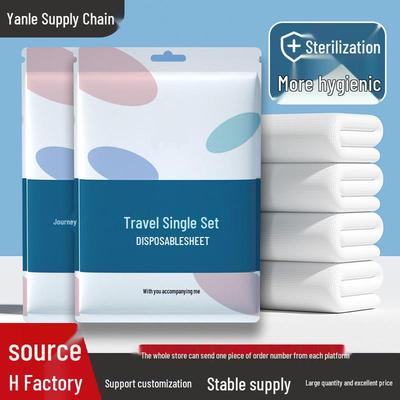 Hotel Homestay Travel Set: Disposable Bed Sheets, Duvet Covers, Pillowcases, Quilt Covers—Thickened 3 or 4-Piece Portable Set