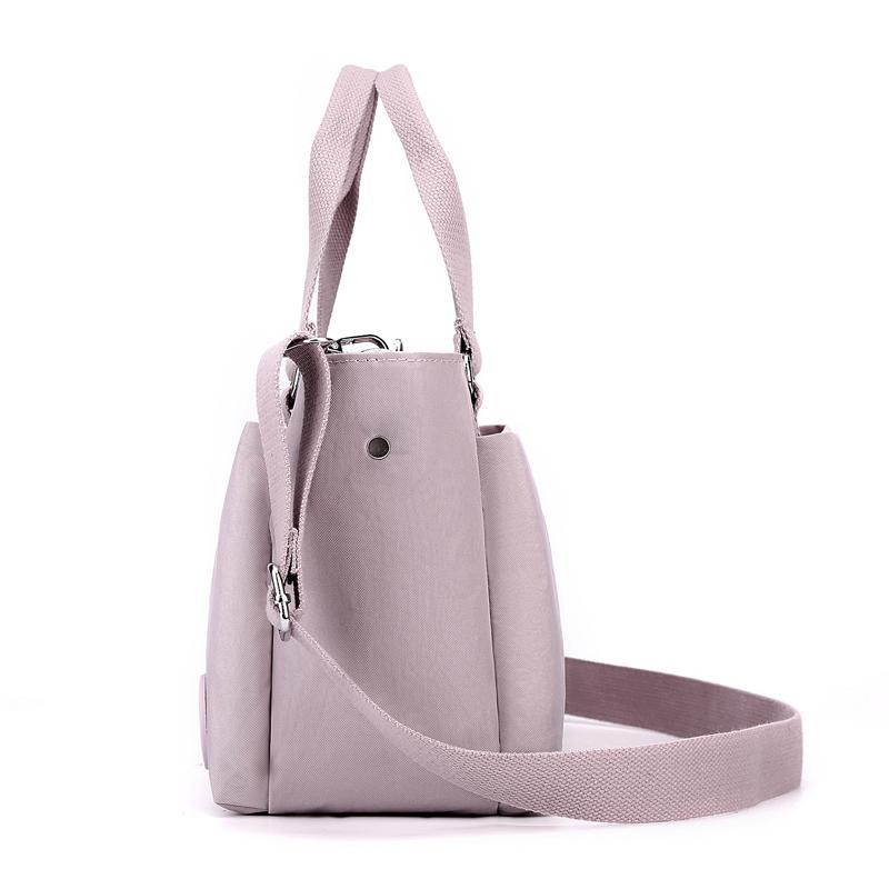 Lehká voděodolná nylonová taška přes rameno Velkokapacitní kabelka Tašky pro práci, školu a cestování přes rameno