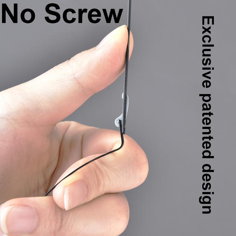 Norway V4109-R Men Business Square Ultralight Titanium Glasses Frames Women Screwless Eyeglasses High Quality Handmade Spectacle
