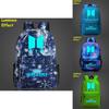 Bts Kpop Bangtan Boys Leuchtender Rucksack Mode Nylon Schulter Reise Tasche Schule