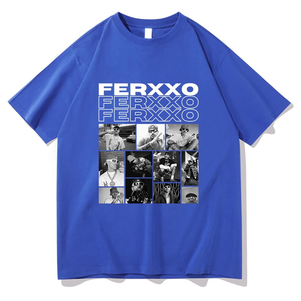FerxxoCalipsis Tour 2026 T Shirt Hot Fashion Unisex Vintage Feid Ferxxo Sixdo T-Shirt Unisex High Quality Retro Cotton Tees Shirts