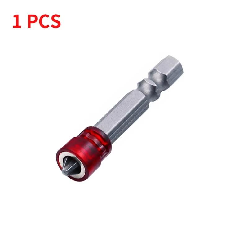 1/2PCS PH2 Power Screwdriver Bits, Plasterboard Screws, Magnetic Ring Placement Single Head Hand Tool, 1/4 Hex Shank Durable