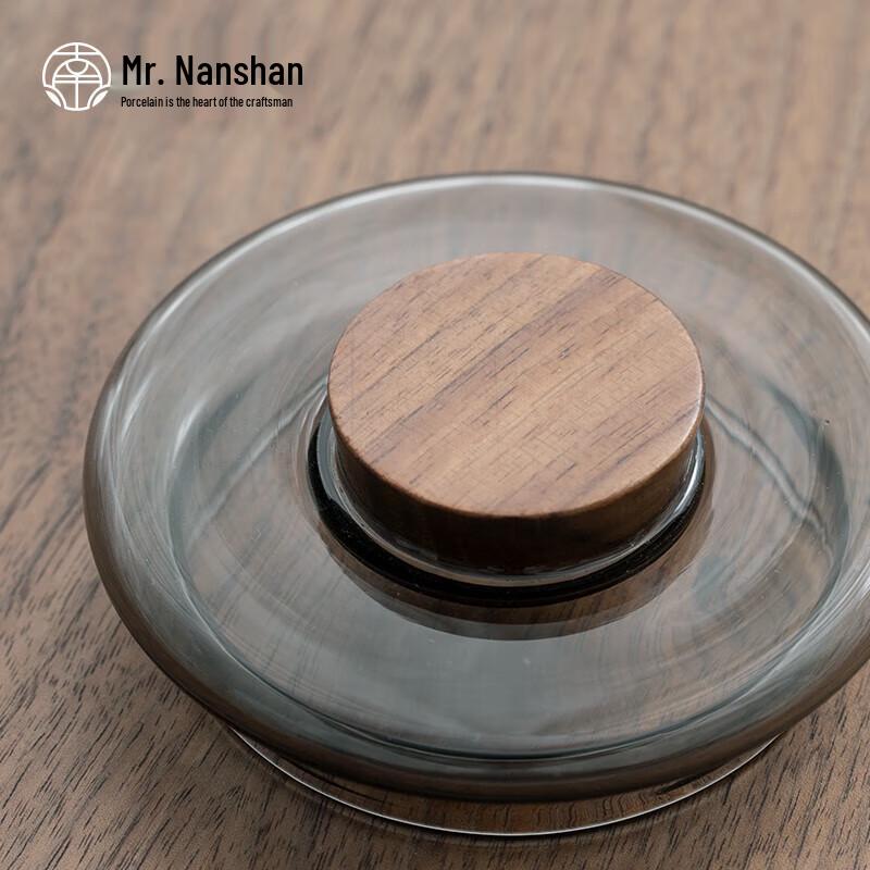 Nanshan Mr. Square Round Glass Tea Separation Mug