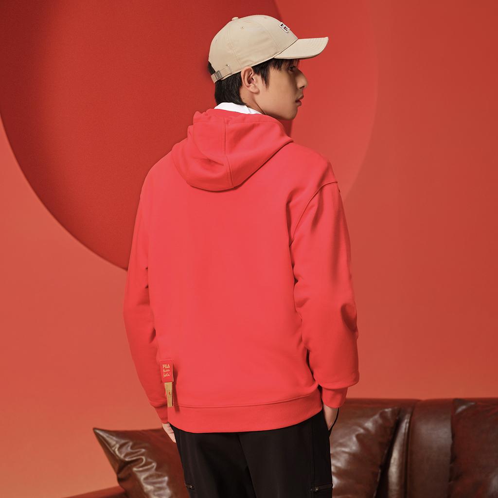 New FILA ORIGINALE Sweatshirt Unisex Legend Red F11U519204F-RD