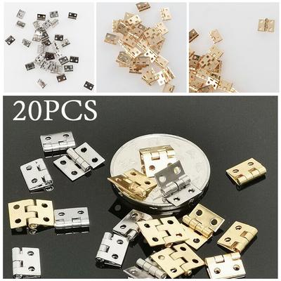 Malé pánty Mini pánty 20 ks Mosadzné Vylepšenie domácnosti