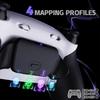eXtremeRate RISE Plus MAX Back Paddle Kit for PS5 Controller 040 050 with Bottom Shell Clicky Trigger Stops Rubber Remappable Back Button Kit for PS5