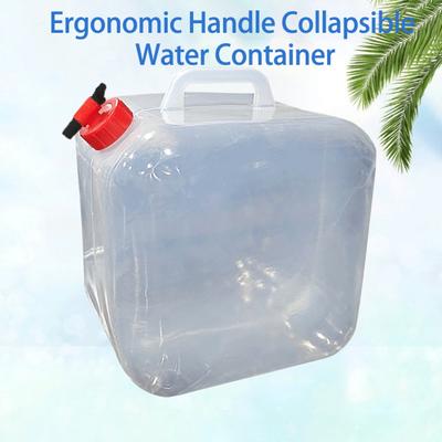 5L/8L/10L/15L/18L/20L Su Torbası Yüksek Kapasiteli Sızdırmaz Gıda Sınıfı PE Kendinden Sürüş Kamp Katlanır Su Torbası Dış Mekan Malzemeleri
