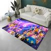 Kpop Demon Hunter Rumi Mira Zoey Cartoon Group Carpet Rug for Playroom Bedroom Living Room Sofa Home Decor,Area Rug Non-slip