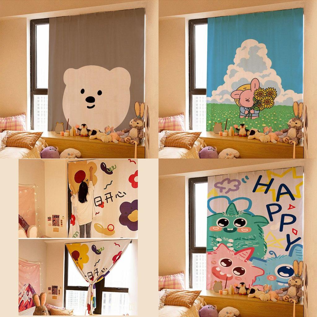 Luxuriöser Klettvorhang 200cm Selbstklebender Dekorativer Vorhang für Schlafzimmer