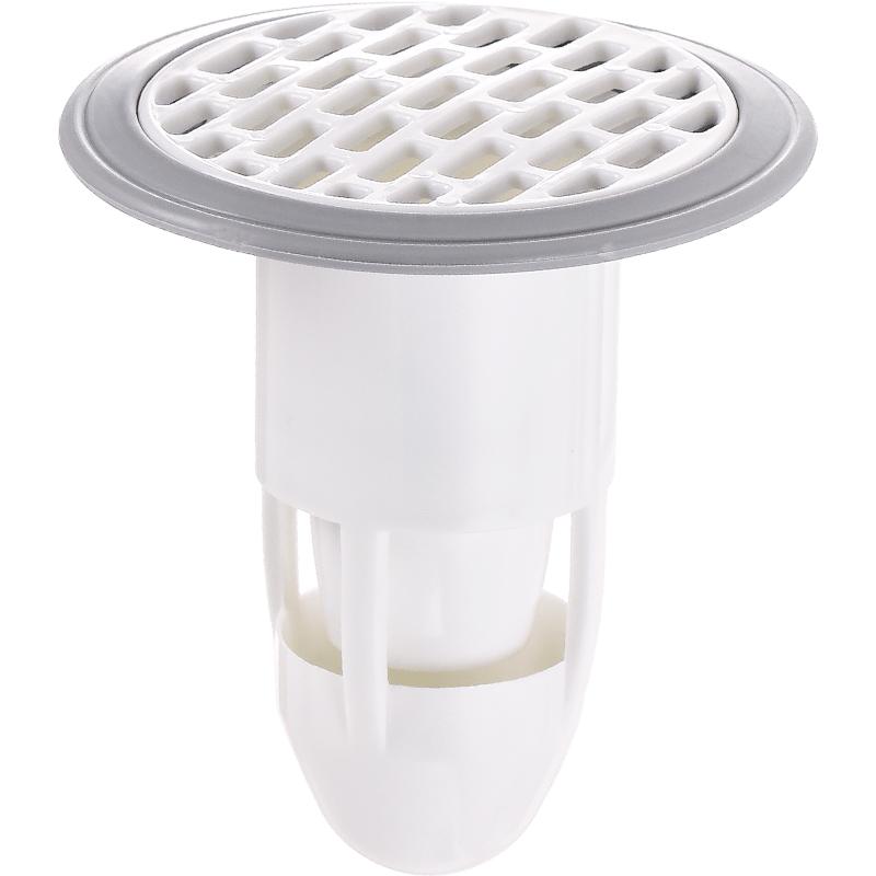 

Plastic Bathroom Sink Drain Strainer Hair Catcher Hair Stopper Shower Drain Covers Kitchen Silicone Anti Odor Floor Drain сірий колір