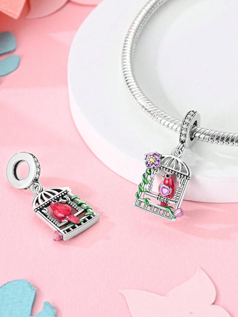 Charms Plata Animals Elephants And Zebras Beads Copper Plated Fit Charms Copper Original Bracelet For Jewelry Making Diy Charm