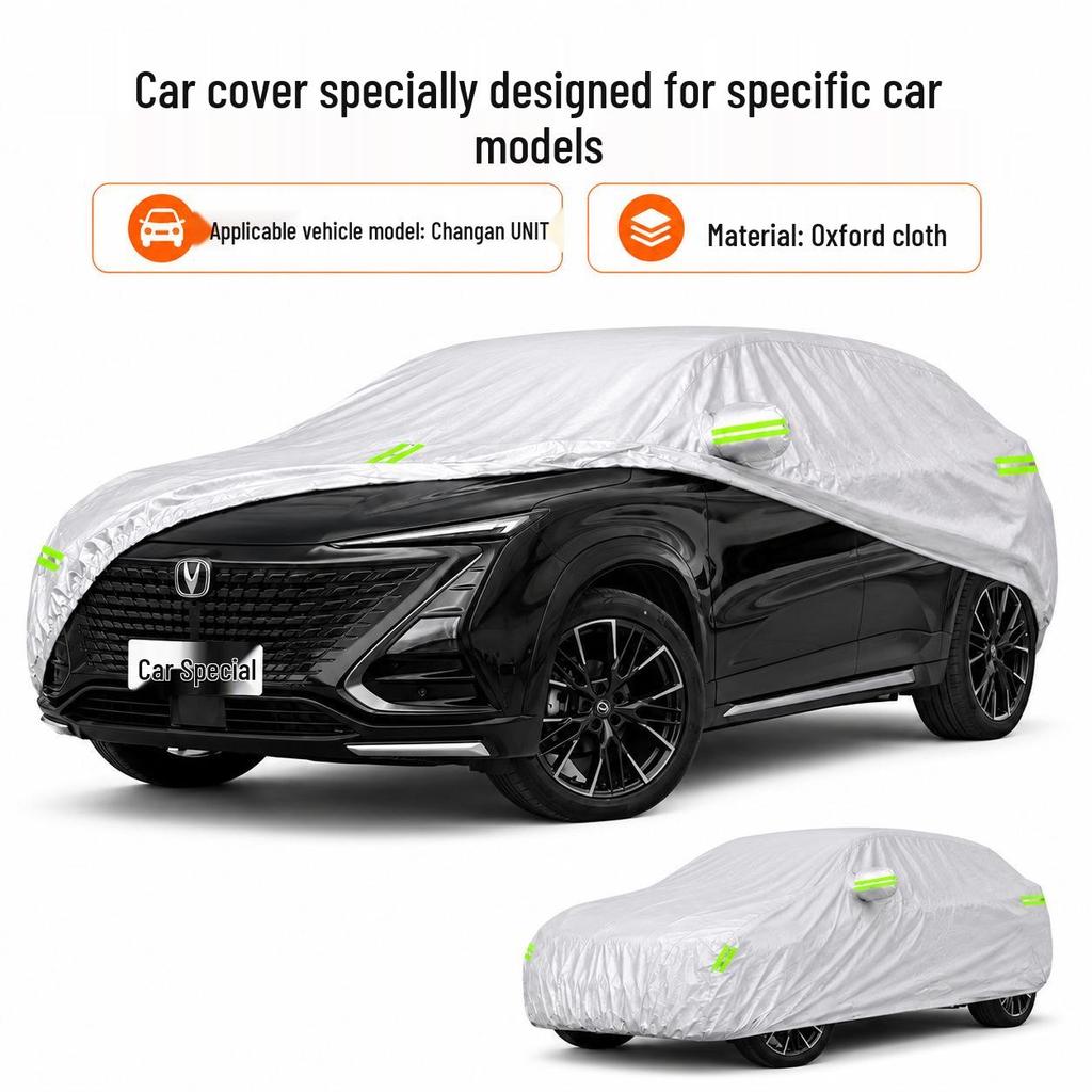 Changan UNIT Car Cover: Waterproof, Heat-Insulating, All-Season, Oxford Cloth Sunshade