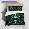 3pcs Duvet Cover Set (1*Duvet Cover + 2*Pillowcase, Without Core), Borussia Monchengladbach Print Bedding Set, Bedroom Decor, All‑Season, Birthday Gif