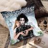 Edward Scissorhands Movie Pillow Case Square Pillow Bedroom Sofa Leisure Comfort Cushion Home Decoration