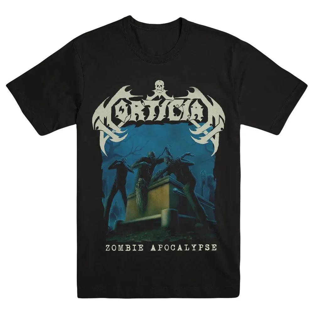 Unisex Short Sleeve Crew Neck Cotton T Shirt Mortician Zombie Apocalypse XL