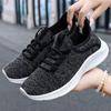 Women's Shoes Summer New Soft-soled Sports Shoes Comfortable and Breathable Mesh Shoes Lace-up Running Shoes Shallow Mouth Wear-resistant Casual Shoes