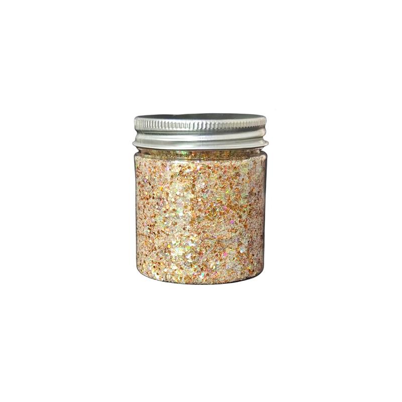 

WTEMPO DIY Handicrafts Glitter Sequins Resin Art Crafts Glitter Sequins Nail Art Glitter Sequins Epoxy Resin Liquid Mold Making Accessories 50g*2pcs золотой