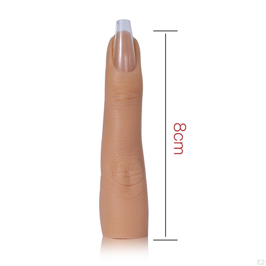 -Nail Model Tool Fake Nail Manicure Bendable for Beginner Display
