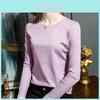 Silk Cotton T Shirt For Women With V Neck And Spliced Design For Casual Wear