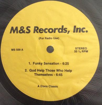 12inch Record VARIOUS - Untitled MS509 M&S Records, In US Soul/Funk Used