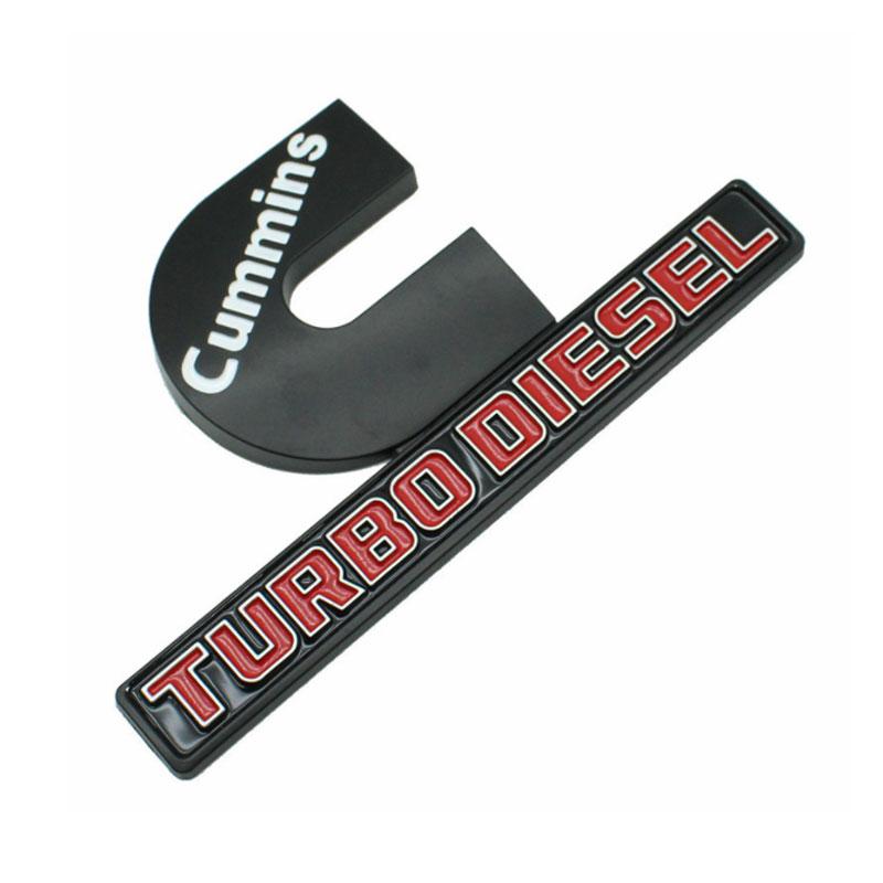 Adesivi per auto per CUMMINS TUBRO DIESEL Stemma Pickup RAM 1500 2500 Accessori modificati logo portiera laterale decalcomanie decorative