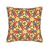 Minutos Chilean Cartoon Square Pillowcases Sofa Christmas Xmas Cushion Cover Cool Home Decoration Throw Pillow Case