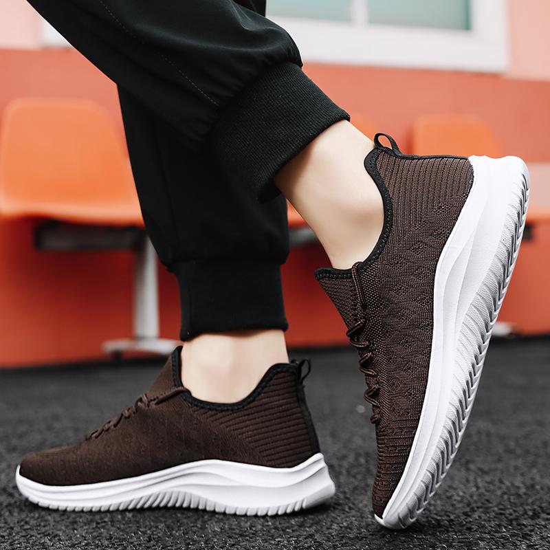 Summer Men's Shoes 2025 New Mesh Tenis Masculino Breathable Lightweight Casual Sneakers Shoes Large Couple Outdoor Running Shoes